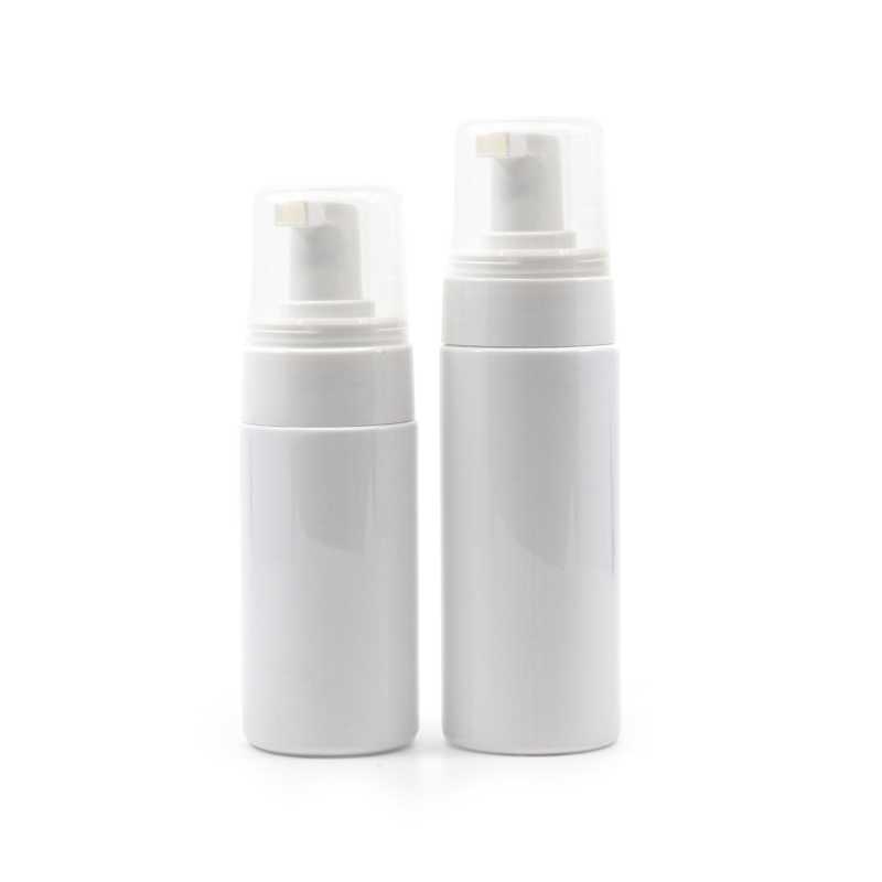 White Plastic Foam Bottle, 150 ml