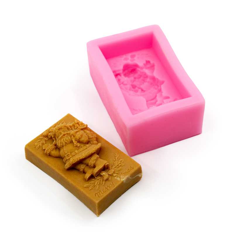 Silicone Soap Mold, Merry Xmas