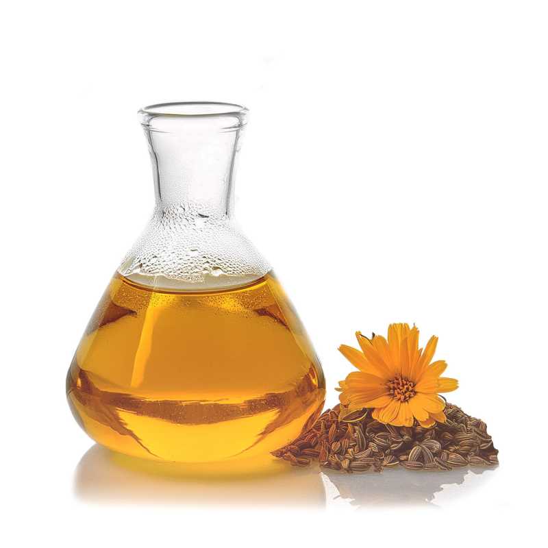 Safflower Oil, Cold Pressed, Organic, 1000 ml