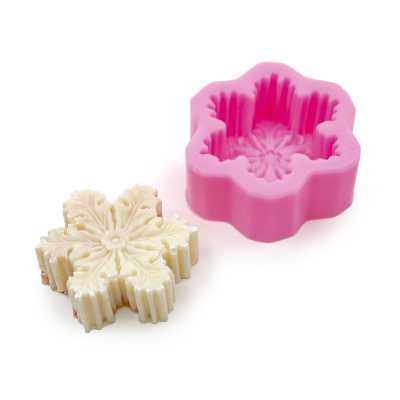 Silicone Soap Mold, Snowflake