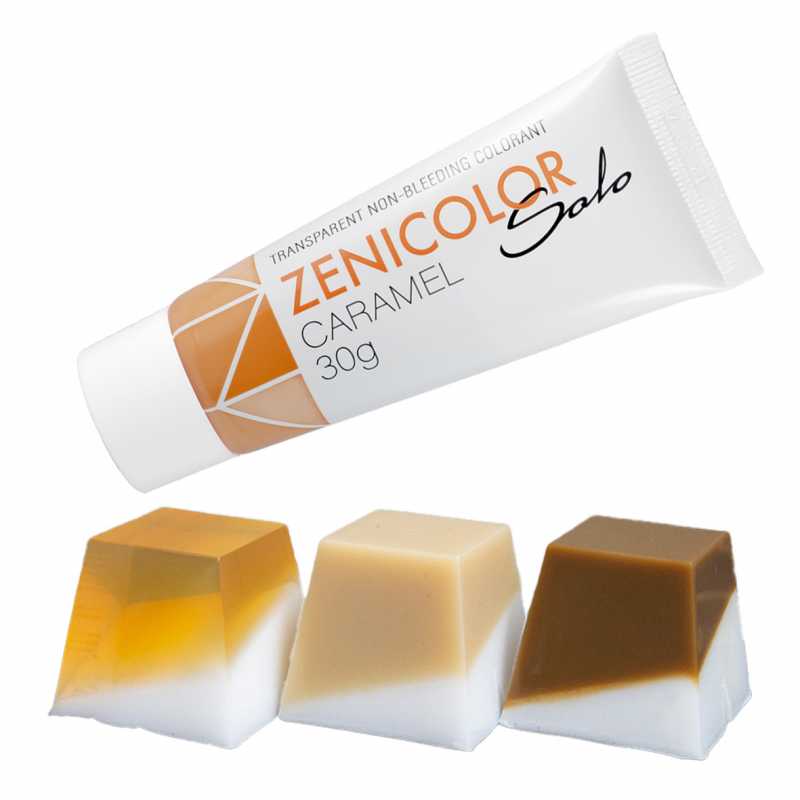 ZENICOLOR SOLO, Melt & Pour Colourant, 30 g Caramel