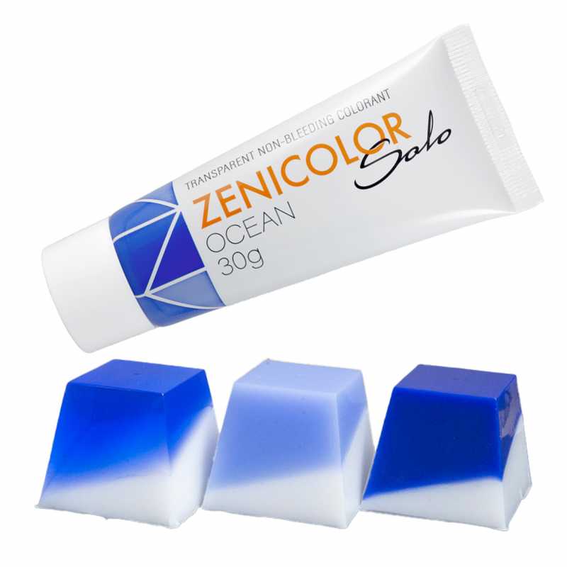 ZENICOLOR SOLO, Melt & Pour Colourant, 30 g Ocean