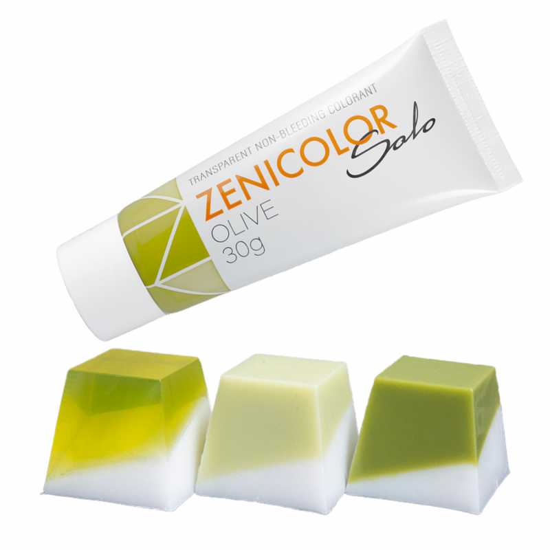 ZENICOLOR SOLO, Melt & Pour Colourant, 30 g Olive