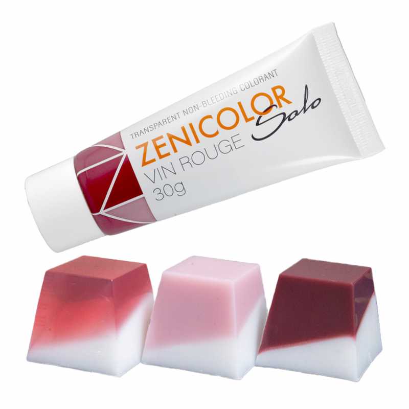 ZENICOLOR SOLO, Melt & Pour Colourant, 30 g Vin Rouge