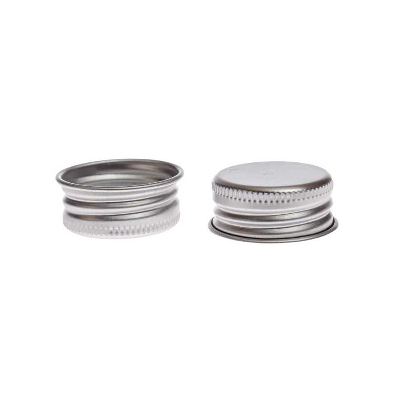 Silver Aluminium Cap, 28/410