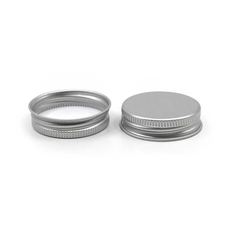 Silver Aluminium Lid, 38 mm