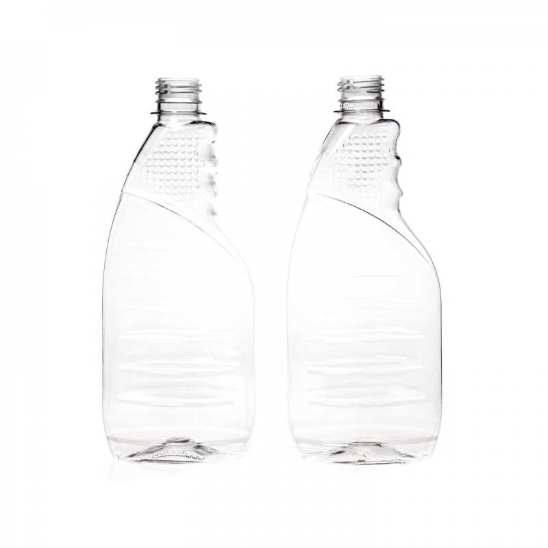 Plastic bottle, ideal for storing a variety of liquids, such as cleaning products, etc. Suitable for antibacterial gels and alcohol and chlorine based solutions