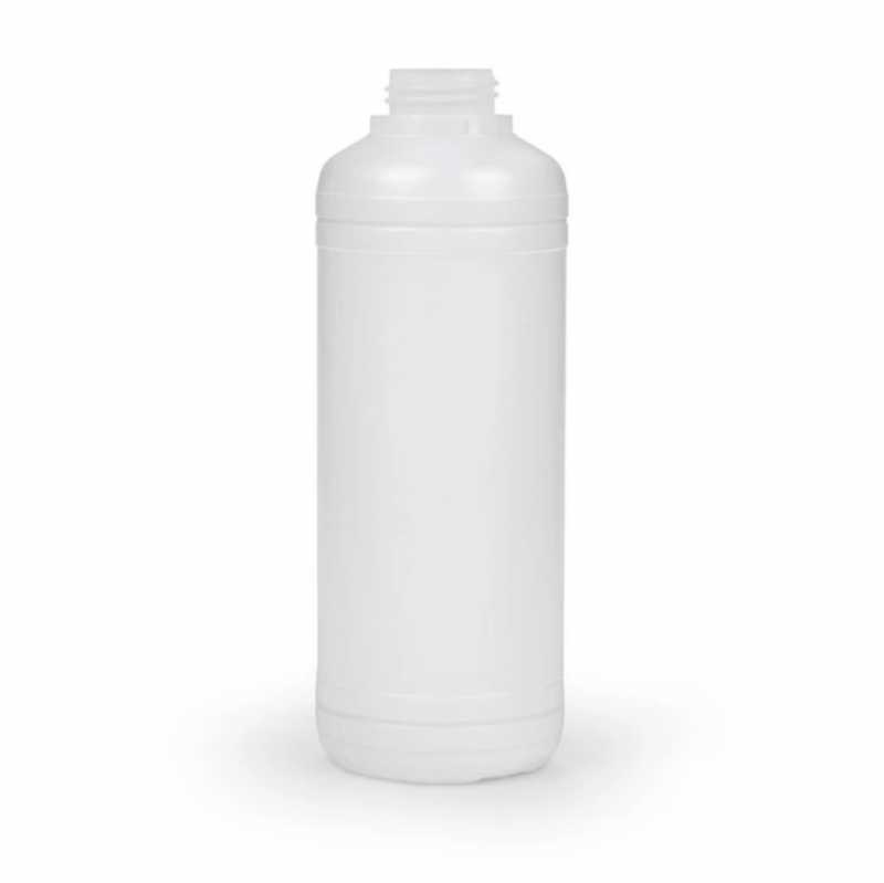 White Plastic Bottle, HDPE, 1 l