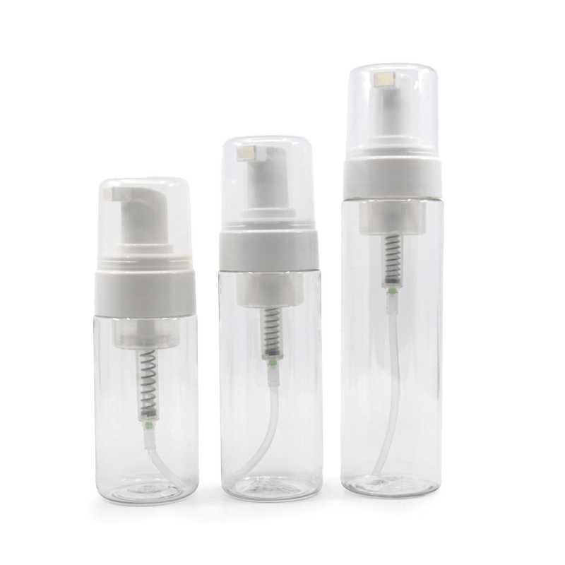 Clear Plastic Foam Bottle, 200 ml