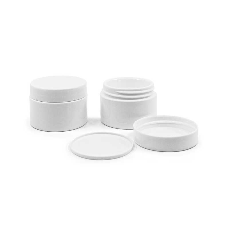 White Plastic Jar, 30 ml