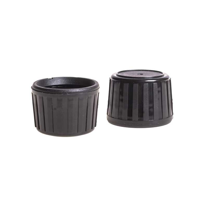 Black Plastic Cap, 28/415