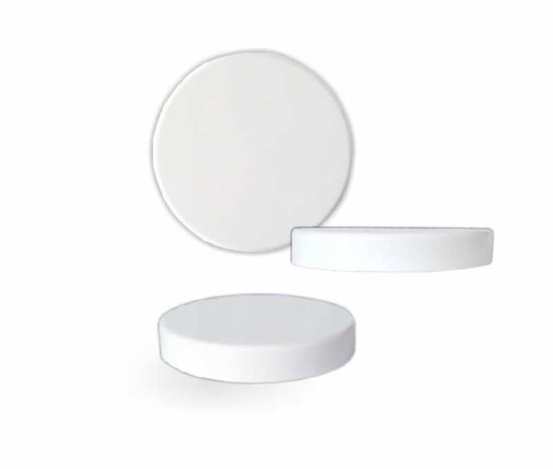 White Plastic Lid for 100 mm Jar, STOCK