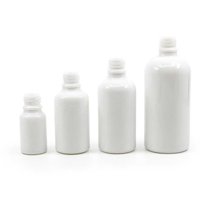 White Glass Bottle, 10 ml