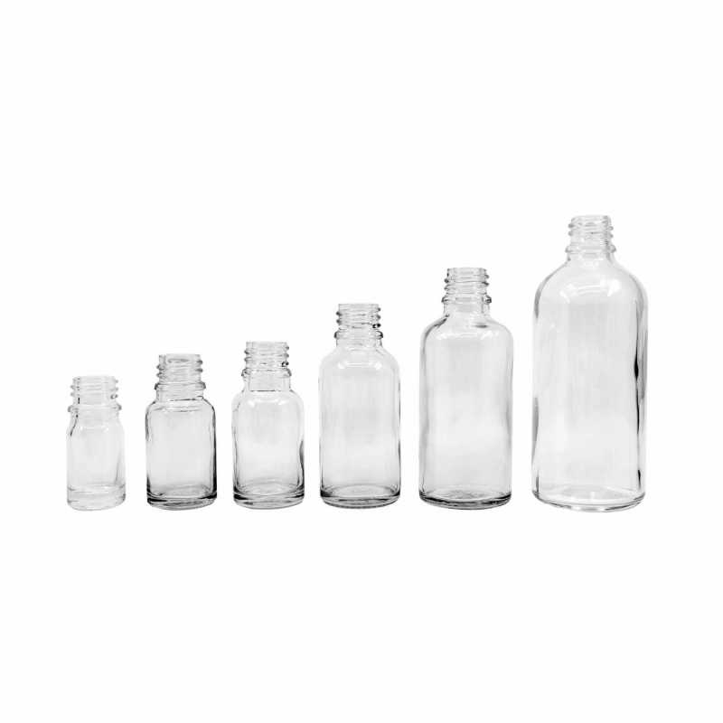 Clear Glass Bottle, 10 ml, 160 pcs