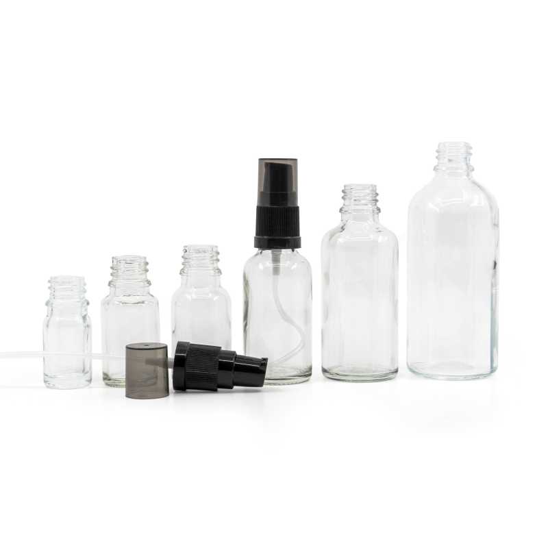 Theglass bottle, the so-called vial, is made of thick transparent glass. It is used for storing liquids.
Volume: 50 ml, total volume 61 mlBottle height: 93 mmB