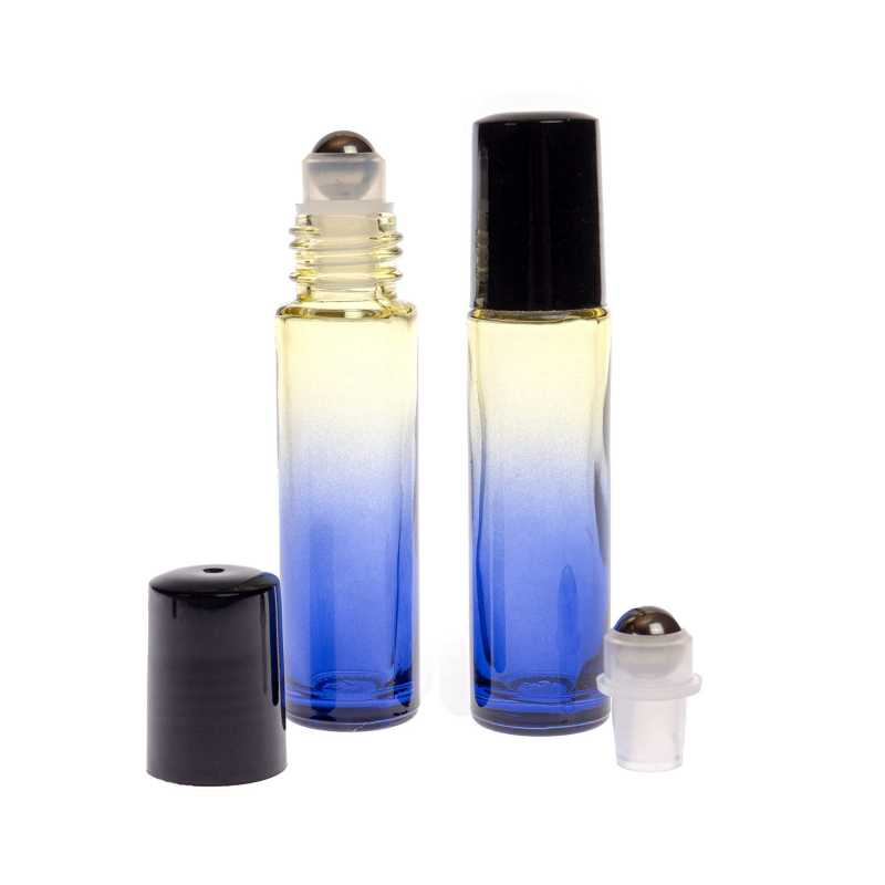 The glass atomizer is made of thick coloured glass. The coloured glass prevents the penetration of UV rays and thus protects the stored product. It is more suit