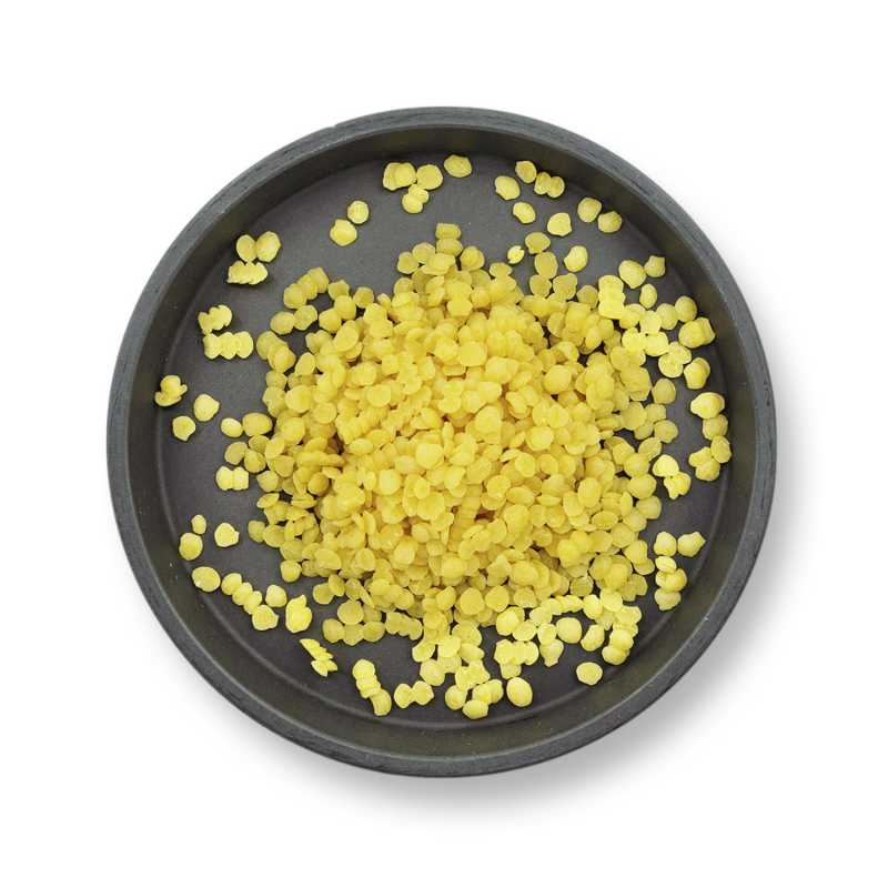 Yellow Beeswax, refined, yellow pellets 5 kg