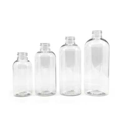 Rounded Clear Plastic Bottle 24/410, 200 ml