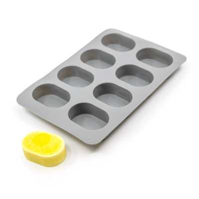 Silicone Soap Mold, Small Ovals